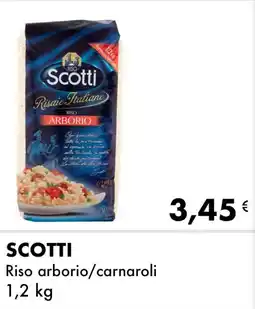 Iper Tosano SCOTTI Riso arborio/carnaroli offerta