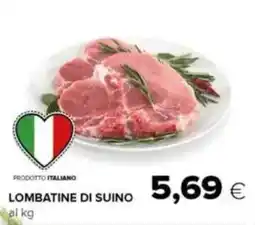 Tigre Lombatine di suino offerta