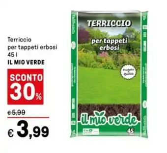 Iper La Grande Terriccio per tappeti erbosi IL MIO VERDE offerta