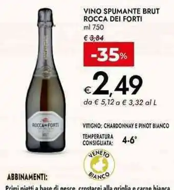 Bennet Vino spumante brut rocca dei forti offerta