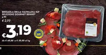 Bennet Bresaola della valtellina igp selezione gourmet bennet offerta