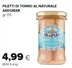 Tigre Filetti di tonno al naturale ASDOMAR offerta