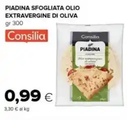 Tigre Consilia piadina sfogliata olio extravergine di oliva offerta