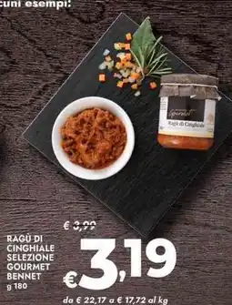 Bennet Ragu di cinghiale selezione gourmet bennet offerta