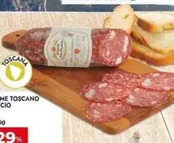 Bennet Salame toscano trancio al kg offerta