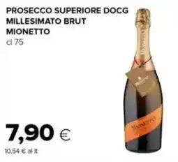 Tigre Prosecco superiore docg millesimato brut MIONETTO offerta