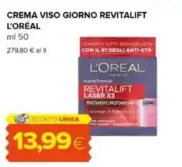 Tigre Crema viso giorno revitalift L'ORÉAL offerta