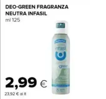 Tigre Deo-green fragranza neutra INFASIL offerta