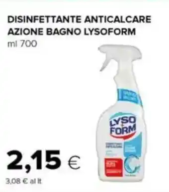 Tigre Disinfettante anticalcare azione bagno LYSOFORM offerta