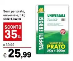 Iper La Grande Semi per prato, universale, SUNFLOWER offerta