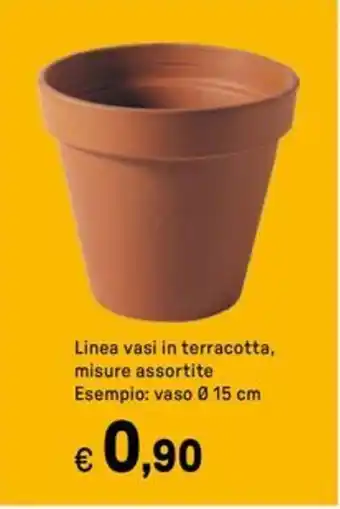 Iper La Grande Linea vasi in terracotta, misure assortite offerta