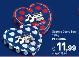 Iper La Grande Scatola Cuore Baci PERUGINA offerta