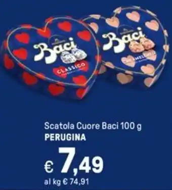 Iper La Grande Scatola Cuore Baci PERUGINA offerta