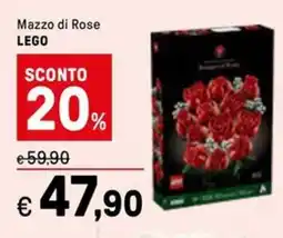 Iper La Grande Mazzo di Rose LEGO offerta