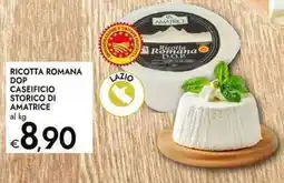 Bennet Ricotta romana dop caseificio storico di amatrice al kg offerta