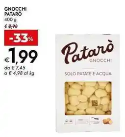 Bennet Gnocchi pataro offerta