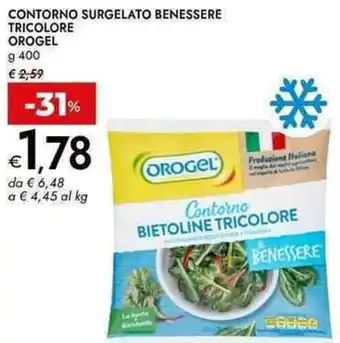 Bennet Contorno surgelato benessere tricolore orogel offerta