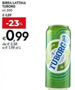 Bennet Birra lattina tuborg offerta