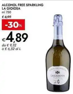 Bennet Alcohol free sparkling la gioiosa offerta