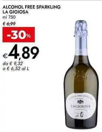 Bennet Alcohol free sparkling la gioiosa offerta