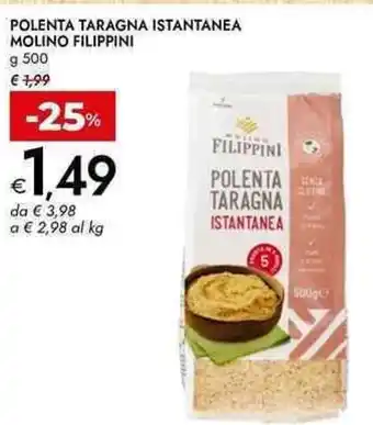 Bennet Polenta taragna istantanea molino filippini offerta