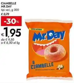 Bennet Ciambelle mr.day tipi vari offerta