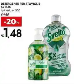 Bennet Detergente per stoviglie svelto tipi vari, offerta