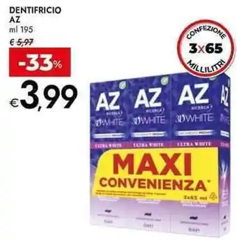 Bennet Dentifricio AZ offerta