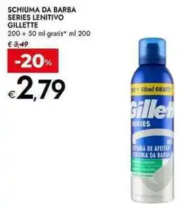 Bennet Schiuma da barba series lenitivo gillette offerta