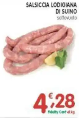 D'Ambros Salsiccia lodigiana di suino offerta