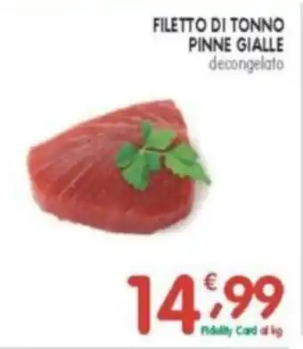 D'Ambros Filetto di tonno pinne gialle decongelato offerta