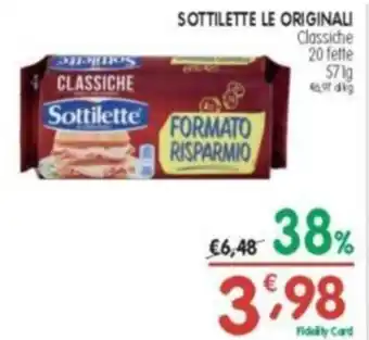 D'Ambros Sottilette le originali classiche 20 fette offerta