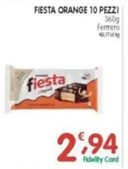 D'Ambros Fiesta orange 10 pezzi offerta