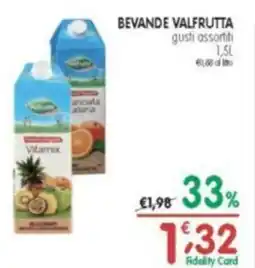 D'Ambros Bevande valfrutta gusti assortiti offerta