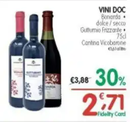 D'Ambros Vini doc bonarda. dolce/secco gutturnio frizzante cantina vicobarone offerta