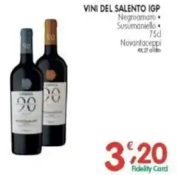 D'Ambros Vini del salento igp negroamaro susumaniello offerta