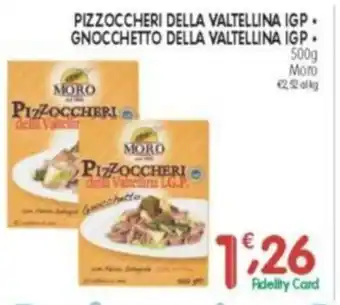 D'Ambros Pizzoccheri della valtellina igp. gnocchetto della valtellina igp . offerta