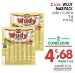 D'Ambros 2 conf. wudy maxipack pollo e facchino offerta