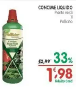 D'Ambros Concime liquido piante verdi pollicino offerta