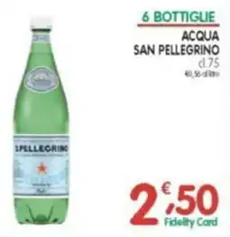 D'Ambros 6 bottiglie acqua san pellegrino offerta