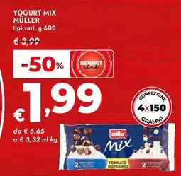 Bennet Yogurt mix MÜLLER offerta