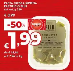 Bennet Pasta fresca ripiena PASTIFICIO PLIN offerta