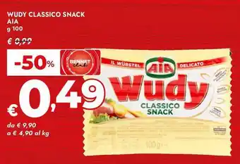 Bennet Wudy classico snack AIA offerta