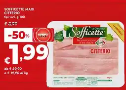 Bennet Sofficette maxi CITTERIO offerta