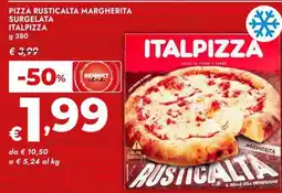 Bennet Pizza rusticalta margherita surgelata ITALPIZZA offerta