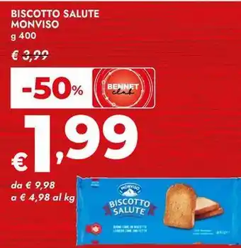 Bennet Biscotto salute MONVISO offerta