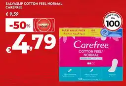 Bennet Salvaslip cotton feel normal CAREFREE offerta