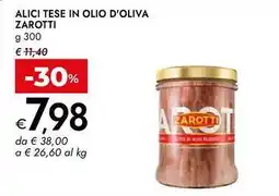 Bennet Alici tese in olio d'oliva ZAROTTI offerta