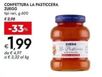 Bennet Confettura la pasticcera ZUEGG offerta