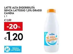 Bennet Latte alta digeribilità senza lattosio 1,0% grassi CANDIA offerta